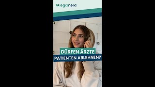 Dürfen Ärzte Patienten ablehnen shorts [upl. by Nuhsal]