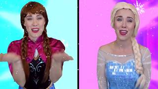 Frozen 2 Cover Songs In Real Life ELSA and ANNA Sing FROZEN 2 MUSIC  Etsy Petsy Kids [upl. by Jamaal912]