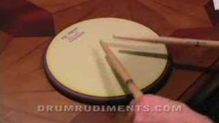 Drum Rudiments 4  Multiple Bounce Roll  DrumRudimentscom [upl. by Aydidey]