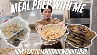 Meal Prep With Me High Protein For Weight Loss or Maintenance [upl. by Rona]