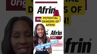 DANGERS OF AFRIN NASAL SPRAY 🚨 shortsvideo shortfeed shorts [upl. by Hoxie451]