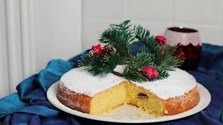 5 minutes Recipe 💯 greek moist cake with almonds  Vasilopita  GreekCuisine [upl. by Nitsirc833]