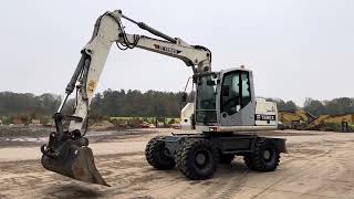 Terex TW140 Mobile Excavator  Year 2008 Refnr BM6295 [upl. by Sherris]