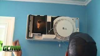 Mitsubishi Electric Lossnay VL 50 miniventillasjon montasjevideo [upl. by Ciapha]