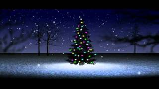 HD Christmas Tree snow falling loopmov [upl. by Kenward125]