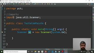 Aula 13  Pacotes e Imports em Java [upl. by Labotsirc]
