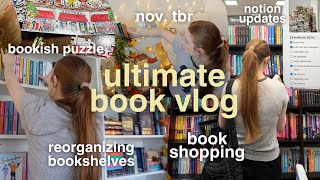 ULTIMATE book video  book shopping finishing audiobooks nov tbr amp more [upl. by Ayouqat422]