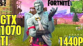 Fortnite 1440P Gtx 1070 Ti Frame Performance Epic Settings 8700K [upl. by Aitnic]