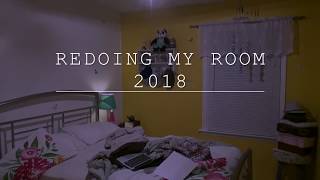 REDOING MY ROOM 2018 [upl. by Ilrac]