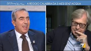 Gasparri FI vs Sgarbi Magari matto ma non mafioso [upl. by Ennove]