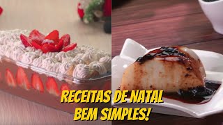 Receitas para o Natal doces e salgadas deliciosas e fáceis de fazer l Receitas de Natal l VIX [upl. by Onateyac]