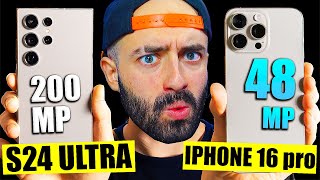 1300€ IPHONE 16 Pro vs S24 ULTRA 😦 Chi ha la FOTOCAMERA MIGLIORE inaspettato [upl. by Marilin740]