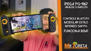 Ípega PG9167  Ao Estilo Nintendo Switch Controle Bluetooth Modular Isso funciona Análise [upl. by Sandor239]