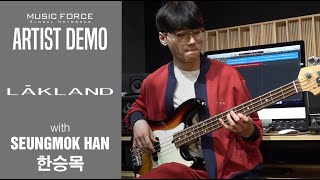 Lakland Skyline 4464 Standard Vintage P Bass Demo  ekoc by Bassist 한승목 Seungmok Han [upl. by Nasya108]