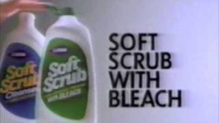 Soft Scrub with Bleach commercial  1990 [upl. by Blake]