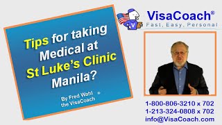 Tips for Fiance Spouse Visa Medical St Lukes Manila K130 [upl. by Alodee]