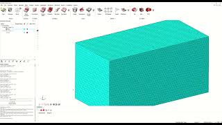 AcusSolve  SimLab  external flow around a cube [upl. by Trelu]