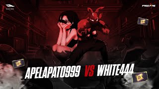 APELAPATO VS WHITE 444  FREE FIRE  تحدي وايت ضد ابيلاباتو فري فاير 🤩🔥 [upl. by Orlov]