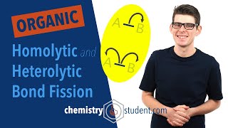 Homolytic and Heterolytic Bond Fission Alevel Chemistry [upl. by Enair626]