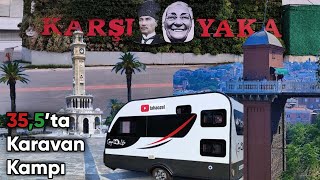 İzmir Karşıyakada Karavan Kampı  Bostanlı Sahili  Temmuz 2024 [upl. by Nadiya]