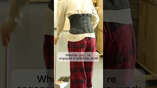 With HONGJING back brace you can finally enjoy relief from back pain backpainrelief backbrace [upl. by Dleifyar]