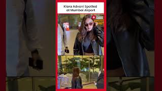 Kiara Advani Spotted at Mumbai Airport Before Flying Out [upl. by Hildebrandt]