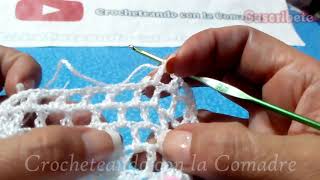 Tutorial vestido de Playa Facil y Rapido Parte 3 Crocheteando con la Comadre [upl. by Hsur995]