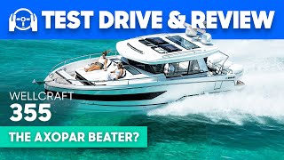 Wellcraft 355 Yacht Test Drive Tour amp Review  YachtBuyer [upl. by Iem415]