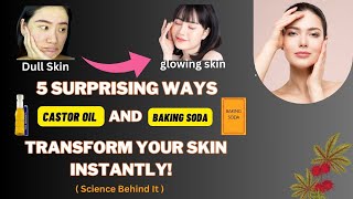 5 Surprising Ways Castor Oil and Baking Soda Transform Your Skin Instantly [upl. by Ollehcram22]