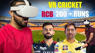 241 Runs RCB Vs CSK Match in VR Cricket [upl. by Eniger]