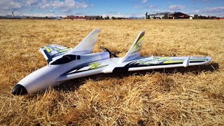 Eflite F27 Evolution BNF Basic 4S Maiden Flight [upl. by Levina]