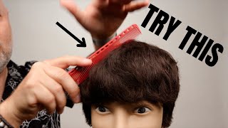 How to Get Straight Hair WITHOUT Heat or Damage  TheSalonGuy [upl. by Peisch603]