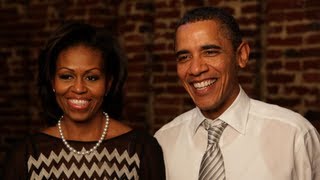 The First Couple on their First Meal Together Dinner with Barack and Michelle [upl. by Ahtanamas908]