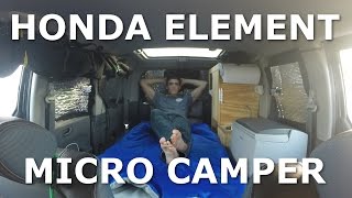 Tour Honda Element Custom Camper Conversion [upl. by Assira]