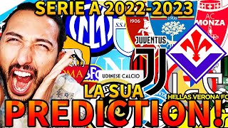 🤔🇮🇹 La PREDICTION del quotBUONquot FABIO sulla CLASSIFICA FINALE di SERIE A 202223‼️ [upl. by Sewellyn648]