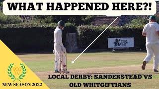 “THE BATTLE OF CROYDON” Local Derby Cricket Highlights Sanderstead vs Old Whitgiftians [upl. by Anifares]