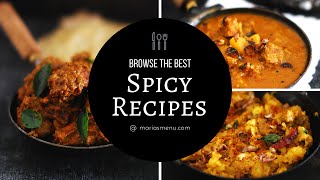 Recipe Collection The Best Spicy Recipes By MariasMenu [upl. by Serene275]