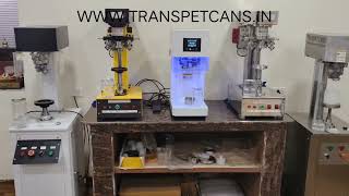 TRANSPET PET CAN AND PET CAN SEAMING MACHINE SEMI AUTO CAN SEAMING MACHINE [upl. by Sreip]