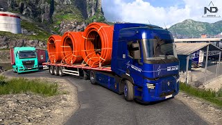 ETS2 Online  Trải Nghiệm Xe Đầu Kéo Điện Renault ETech [upl. by Oileve]