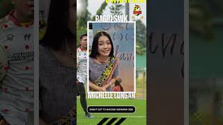 Cute Shout Out by Michelle Lungan of Tegkang for MAKSAK SARAWAK  sarawakrugbyunion maksaksarawak [upl. by Rehpotsrik]