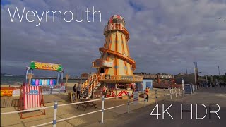 Weymouthtraditional English seaside resortwalk in 4K HDR [upl. by Stetson]