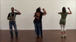 apprendre la kizomba le 3 temps [upl. by Zoilla]