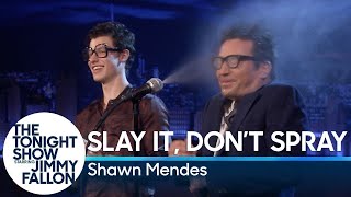 Slay It Dont Spray It with Shawn Mendes [upl. by Safire]