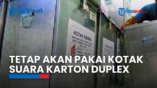 Dinilai Aman KPU Tetap Akan Pakai Kotak Suara Karton Duplex di Pemilu 2024 [upl. by Yeruoc]