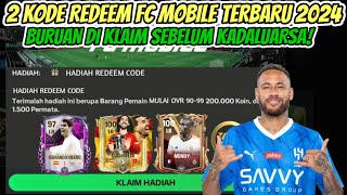 KLAIM 2 KODE REDEEM FC MOBILE TERBARU  KODE REDEEM FC MOBILE HARI INI UPDATE SEPTEMBER 2024 [upl. by Nicolis]