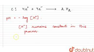 When acidulated water dil H2SO4 solution is electrolysed with pH of the [upl. by Akkina]