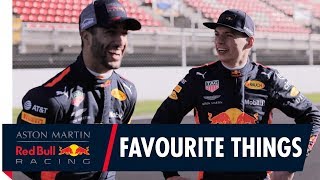 Daniel Ricciardo and Max Verstappen share their favourite things [upl. by Agrippina484]