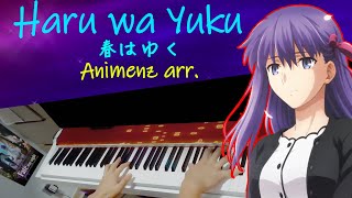 Haru wa Yuku  春はゆく Animenz arr  Fatestay night Heavens Feel IIISpring Song Aimer Piano [upl. by Avehs]