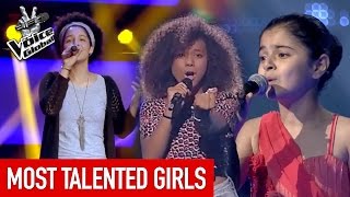 The Voice Kids  Most TALENTED GIRLS [upl. by Allayne993]