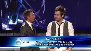 Top 7 Night  David Cook  Always Be My Baby [upl. by Melan139]